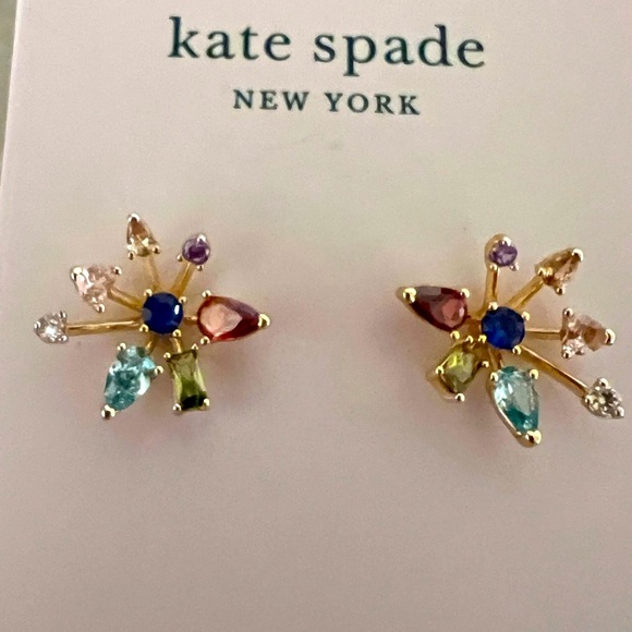 ♠️ Kate Spade New York firework floral stud earrings - Picture 7 of 9